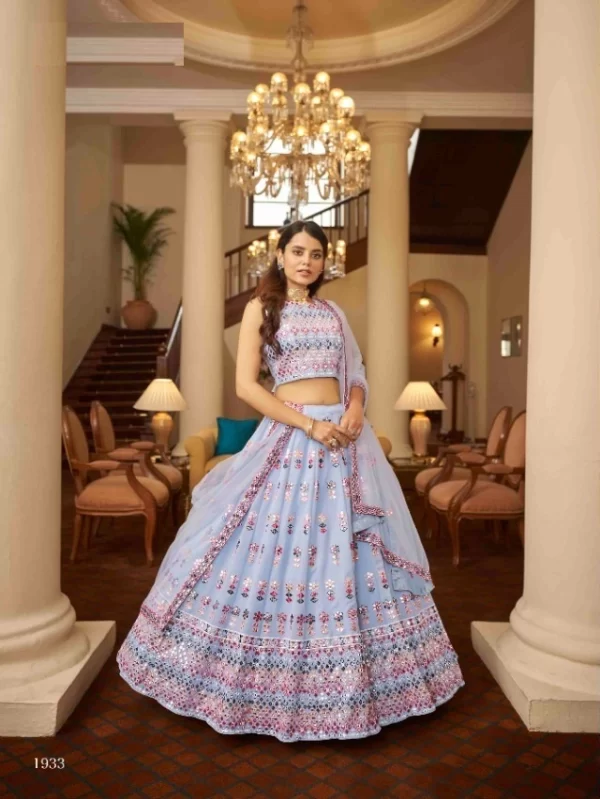 Georgette Lehenga